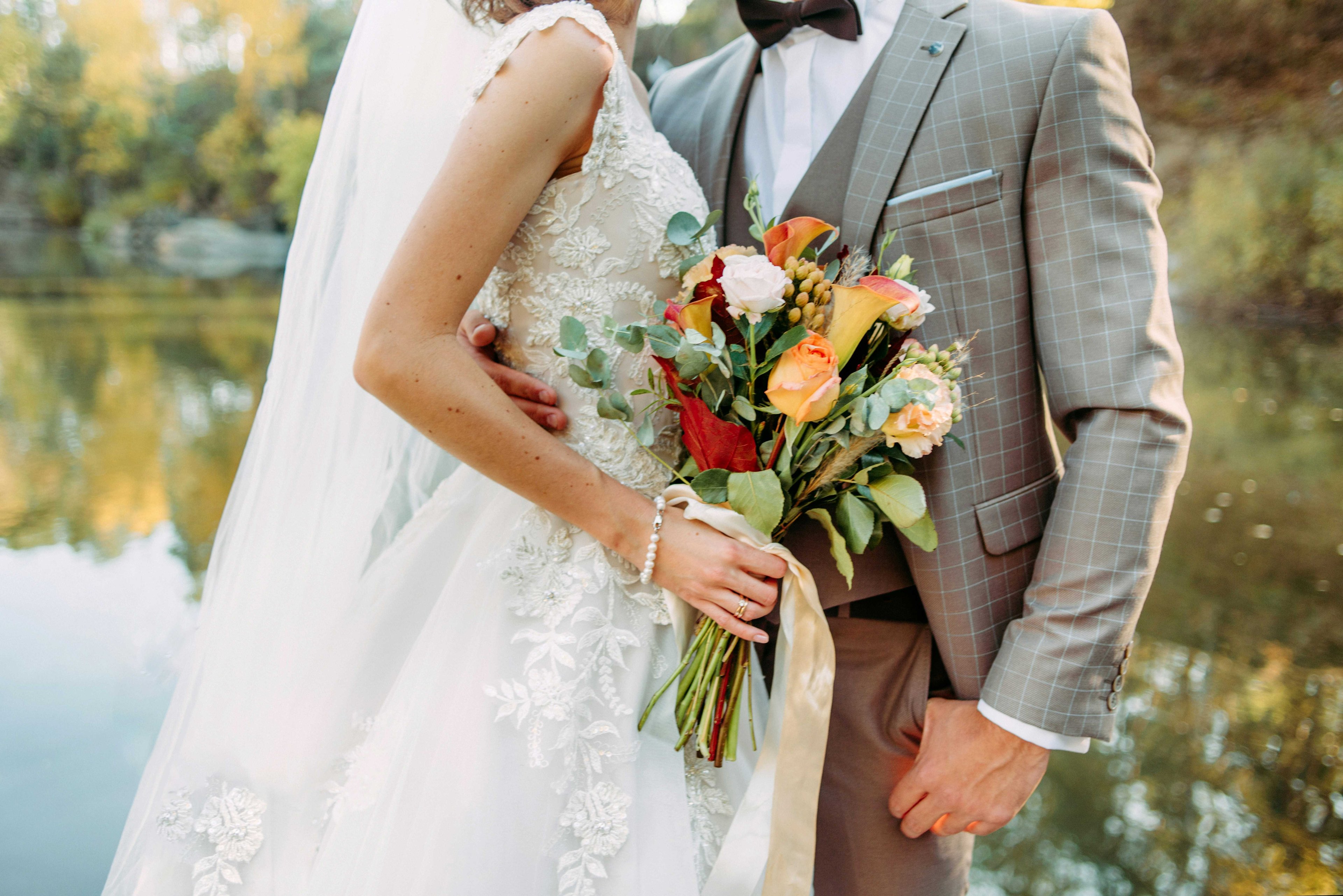 Elegant wedding reception with refined catering